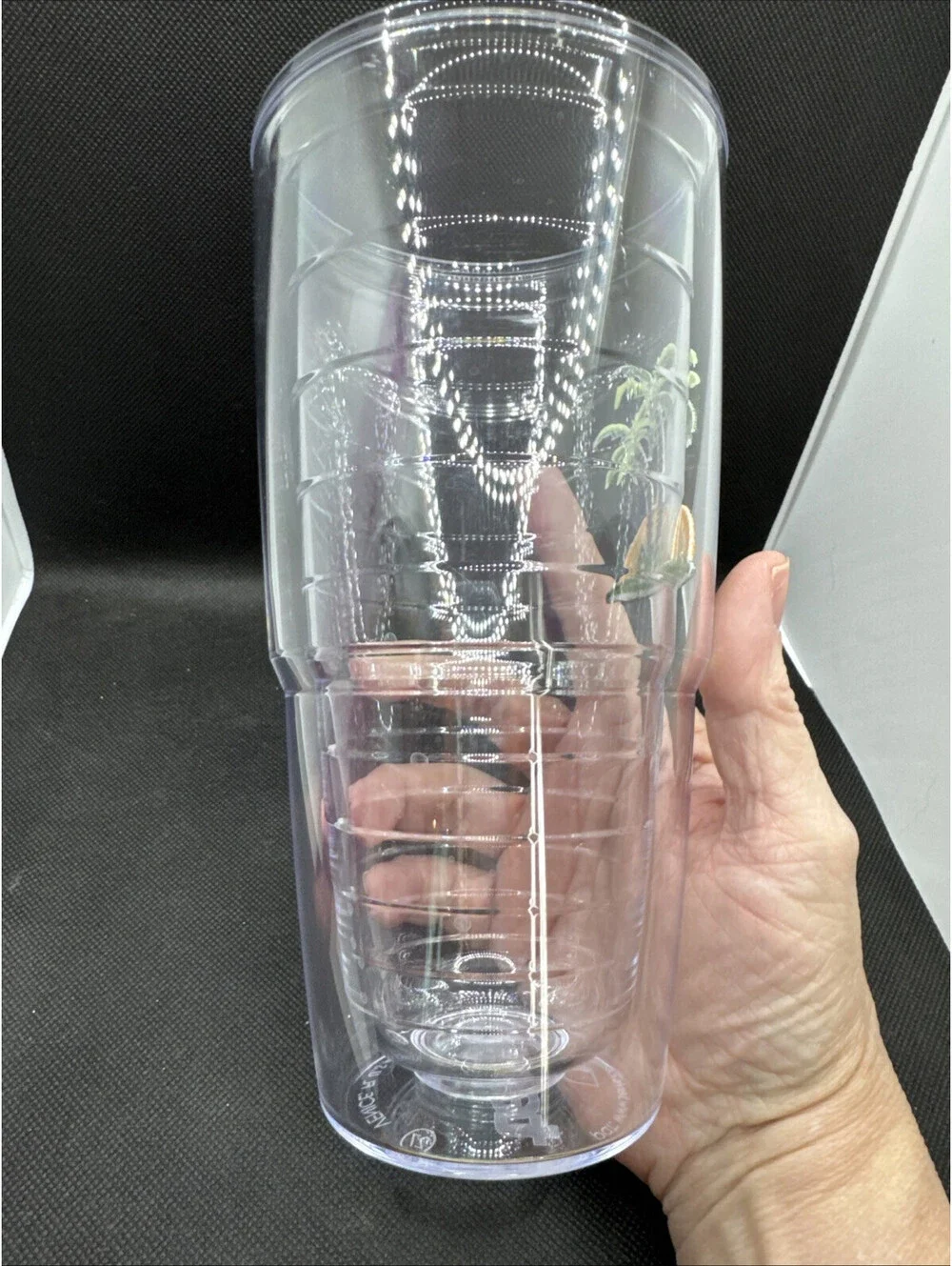 Tervis Palm Tree w/Sunset Doubled Insulated 24 Oz Clear Tumbler Hot Cold Lid